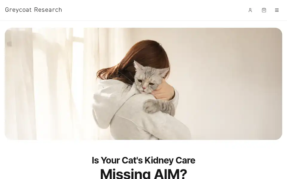Screenshot of greycoatresearch.com