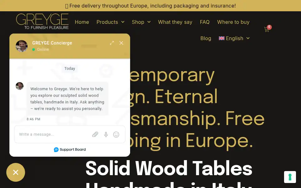 Screenshot of greyge.com