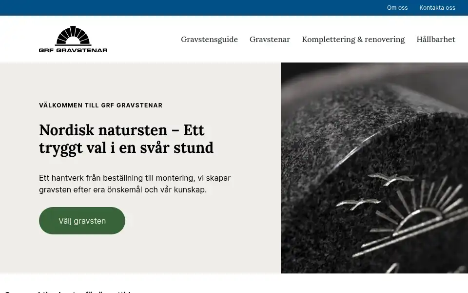 Screenshot of grf.se