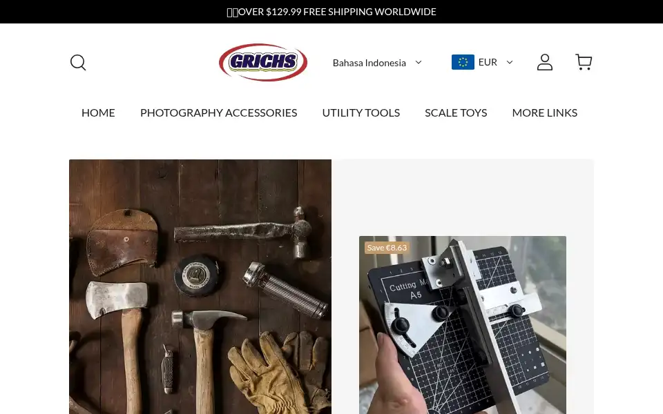 Screenshot of grichs.com