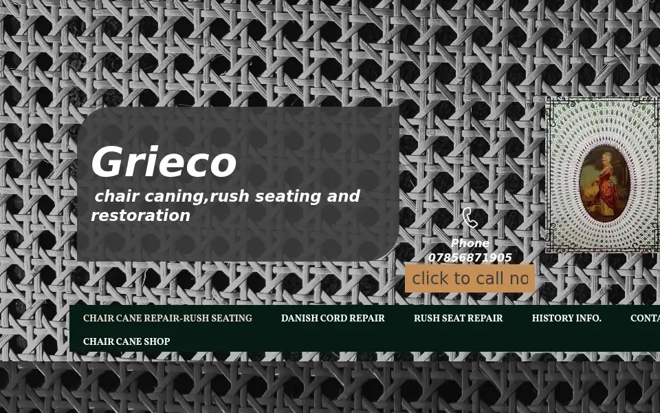 Screenshot of grieco.co.uk