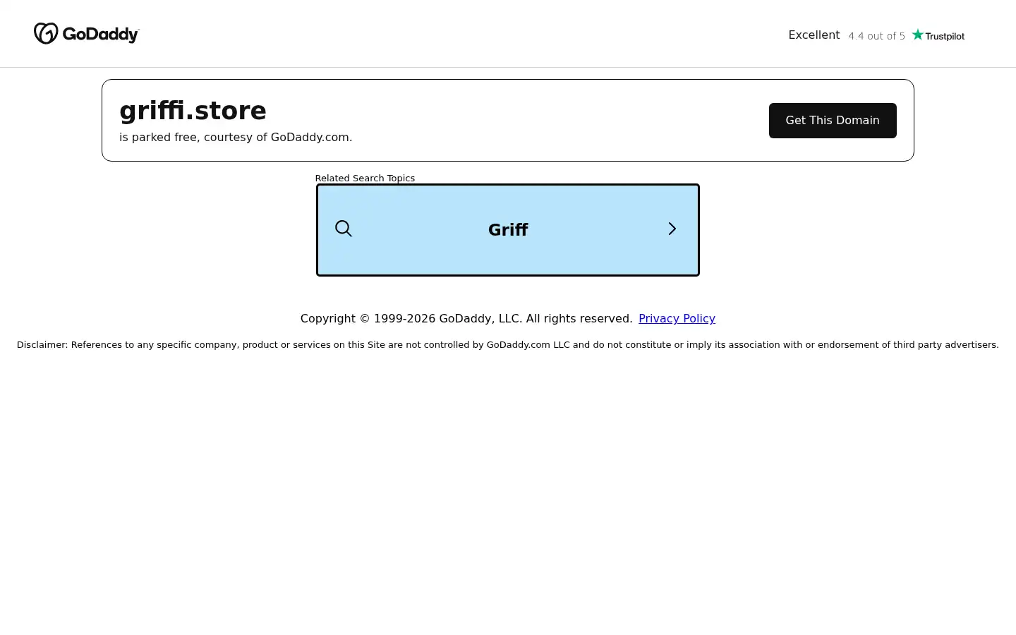Screenshot of griffi.store