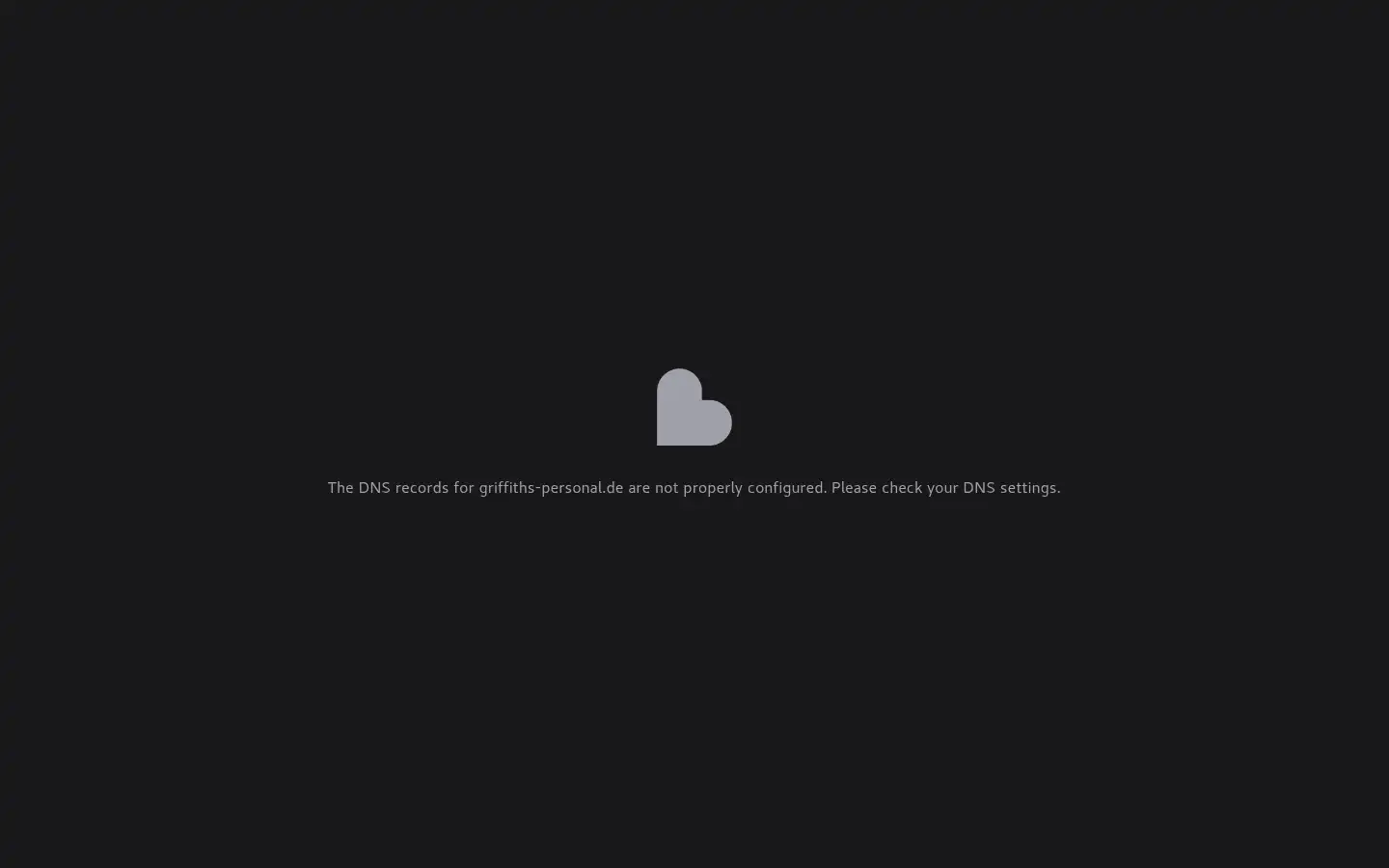 Screenshot of griffiths-personal.de