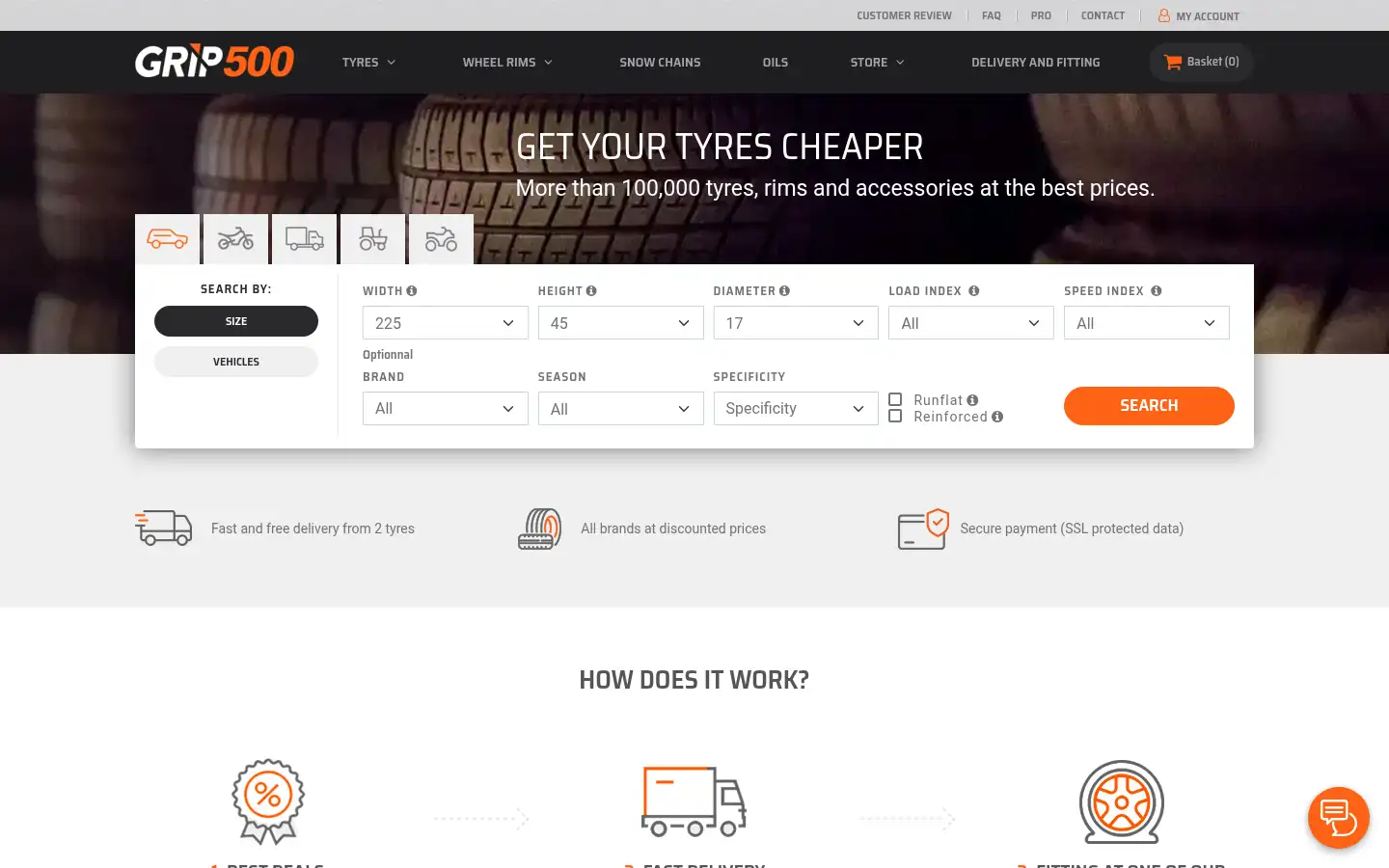Screenshot of grip500.ie