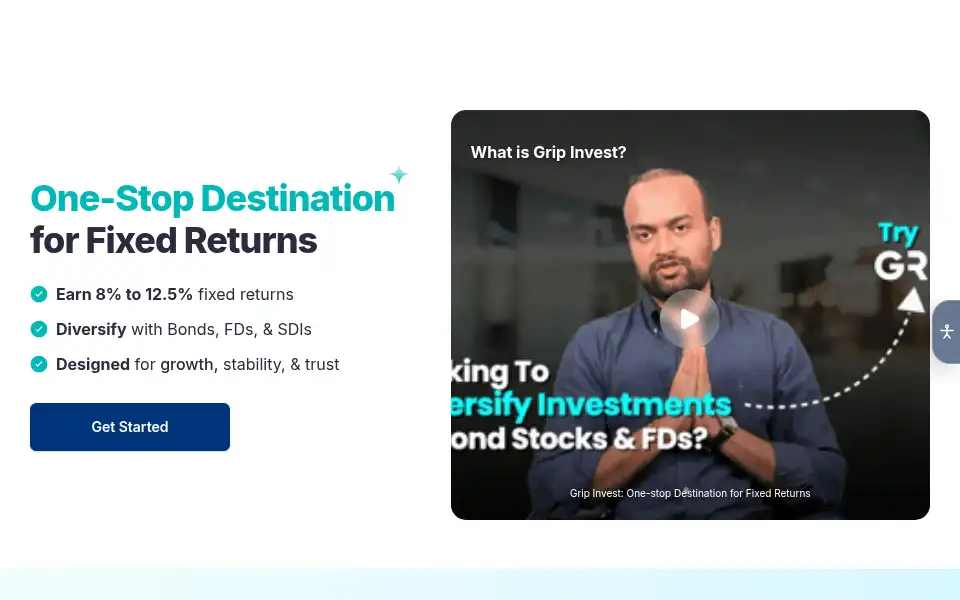 Screenshot of gripinvest.in