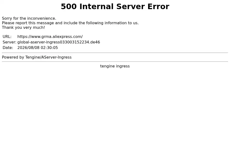 Screenshot of grma.aliexpress.com