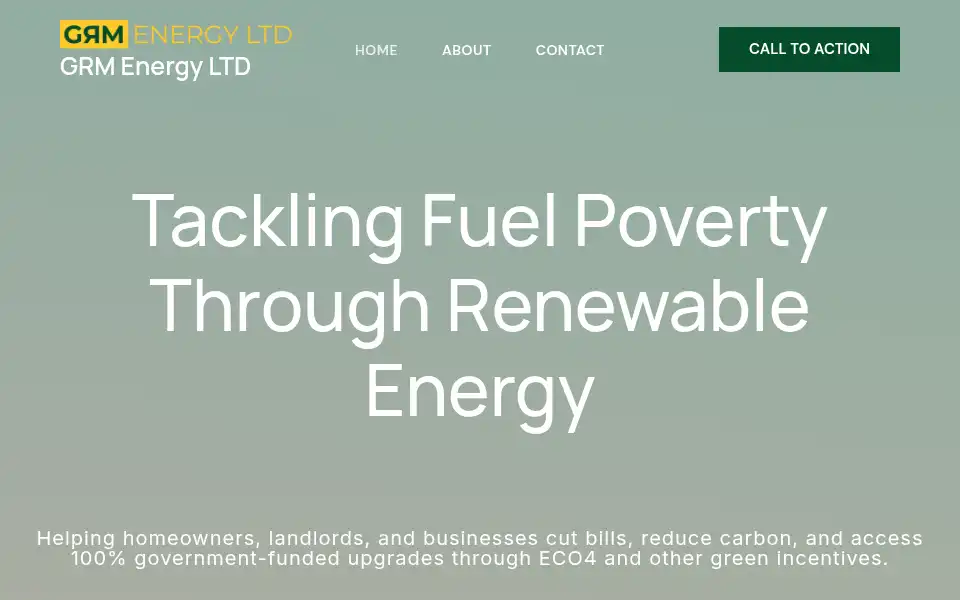 Screenshot of grmenergyltd.com