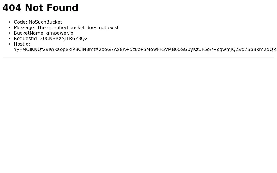 Screenshot of grnpower.io