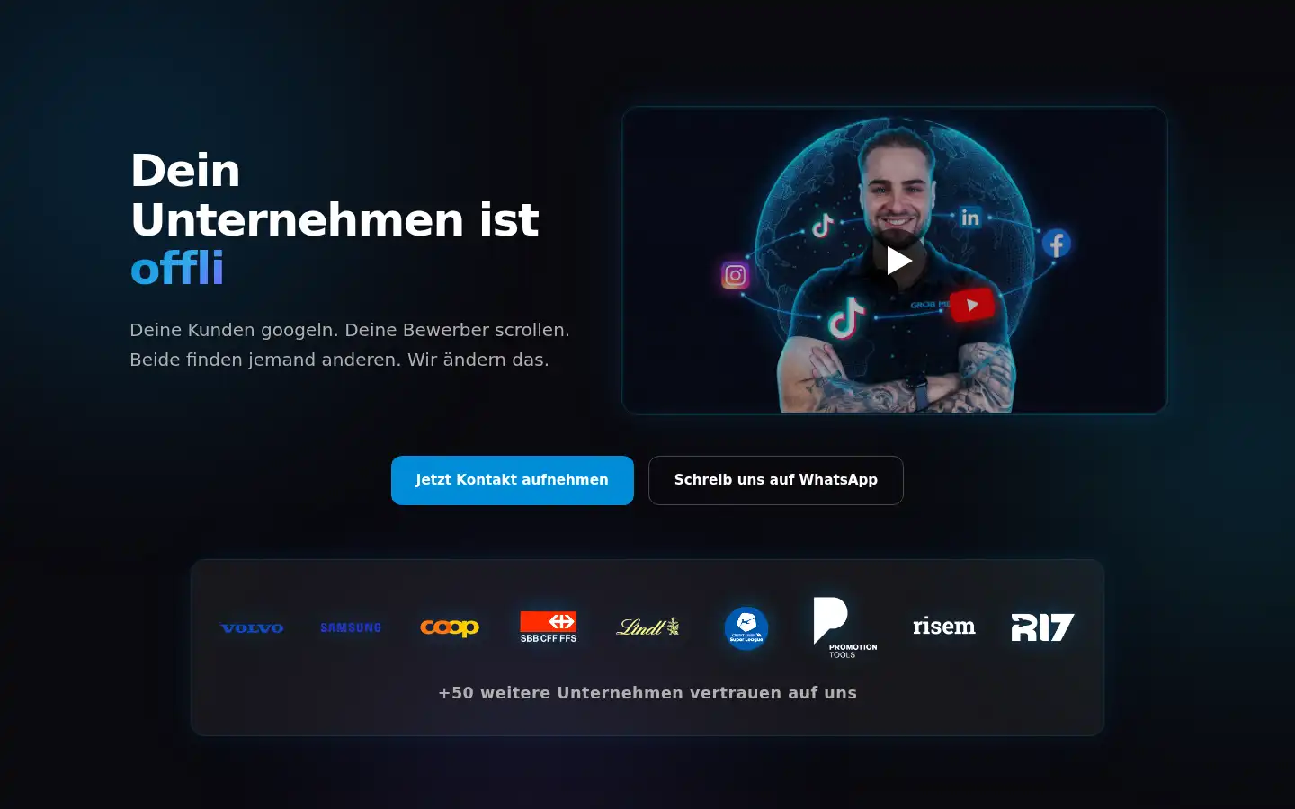 Screenshot of grobmedia.ch