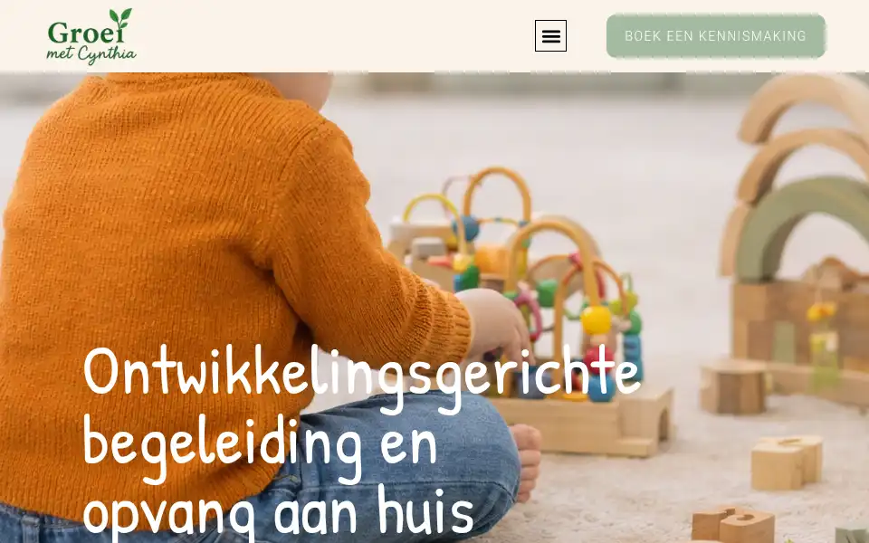 Screenshot of groeimetcynthia.com