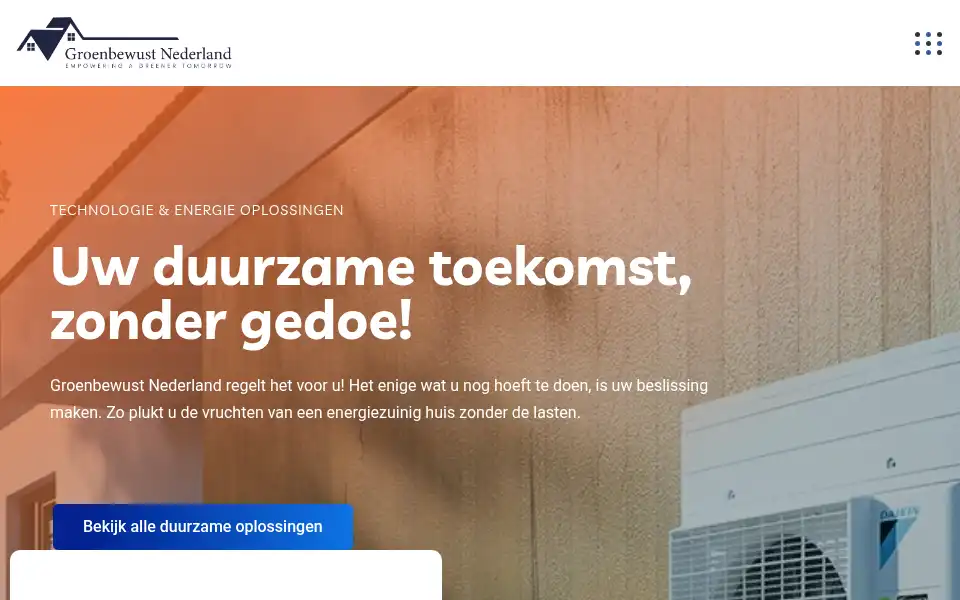 Screenshot of groenbewustnederland.nl