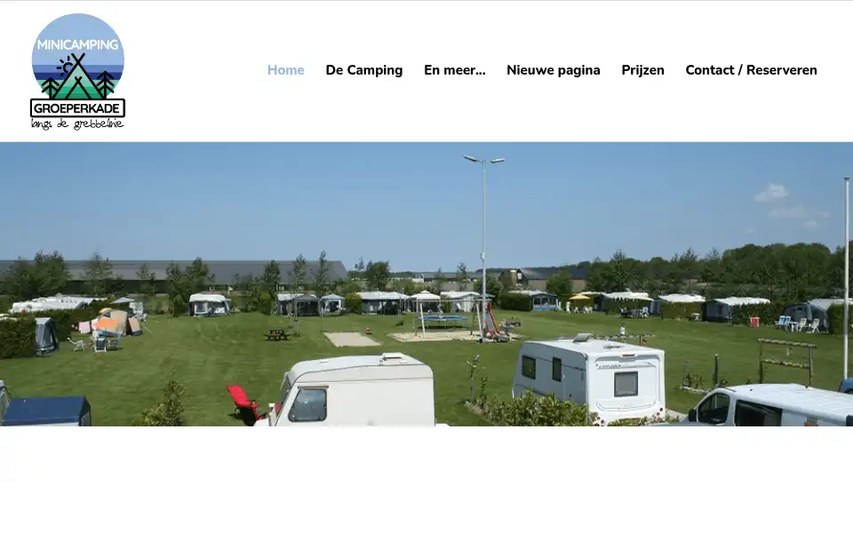 Screenshot of groeperkade.nl