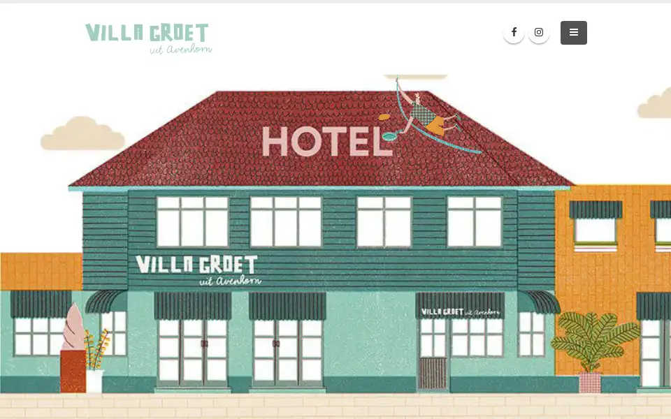 Screenshot of groetuitavenhorn.nl