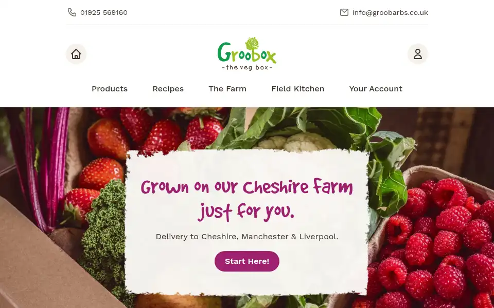 Screenshot of groobarbs.co.uk