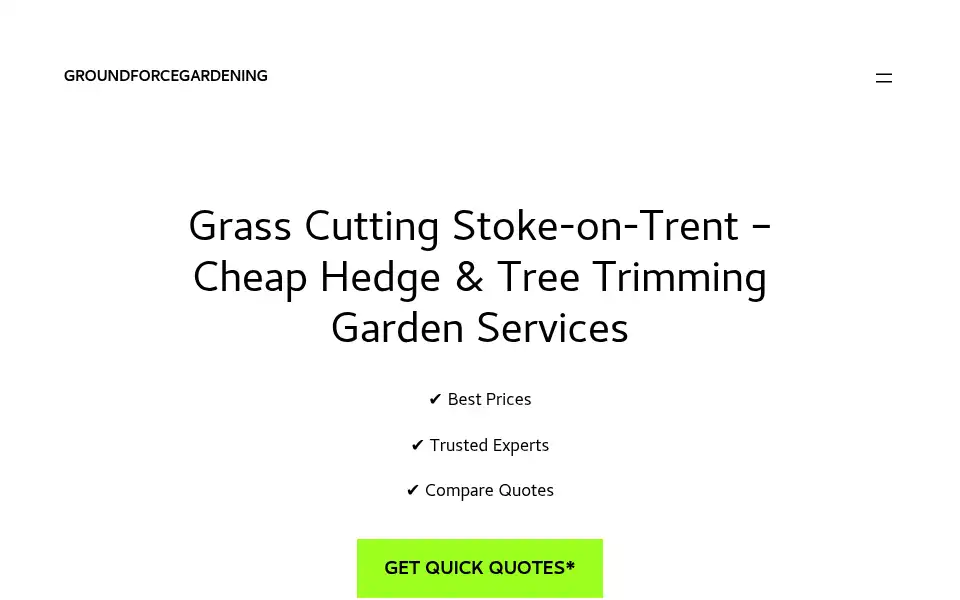 Screenshot of groundforcegardening.co.uk