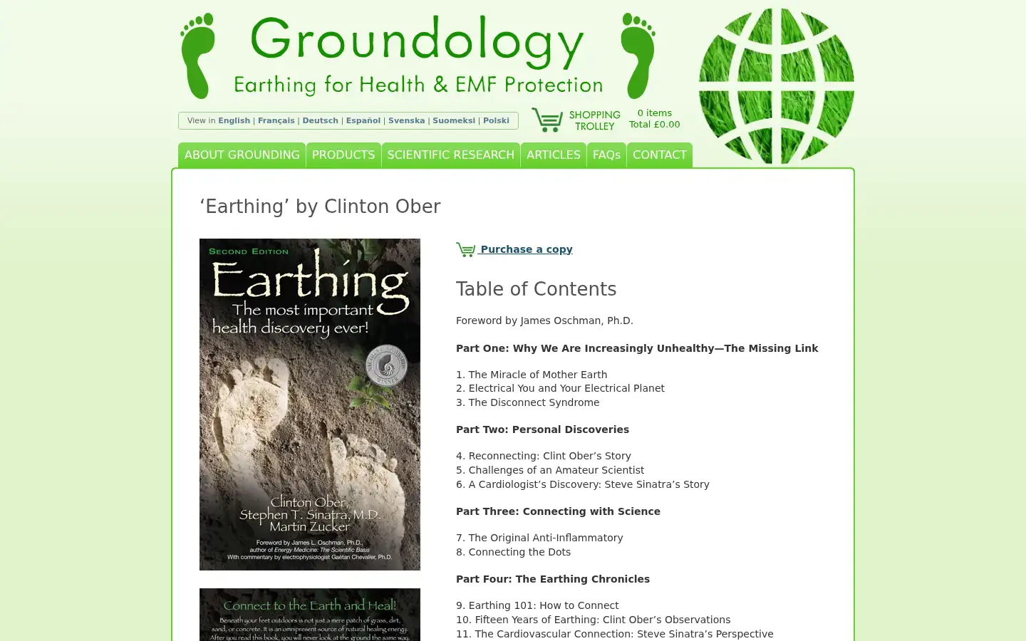 Screenshot of groundology.co.uk