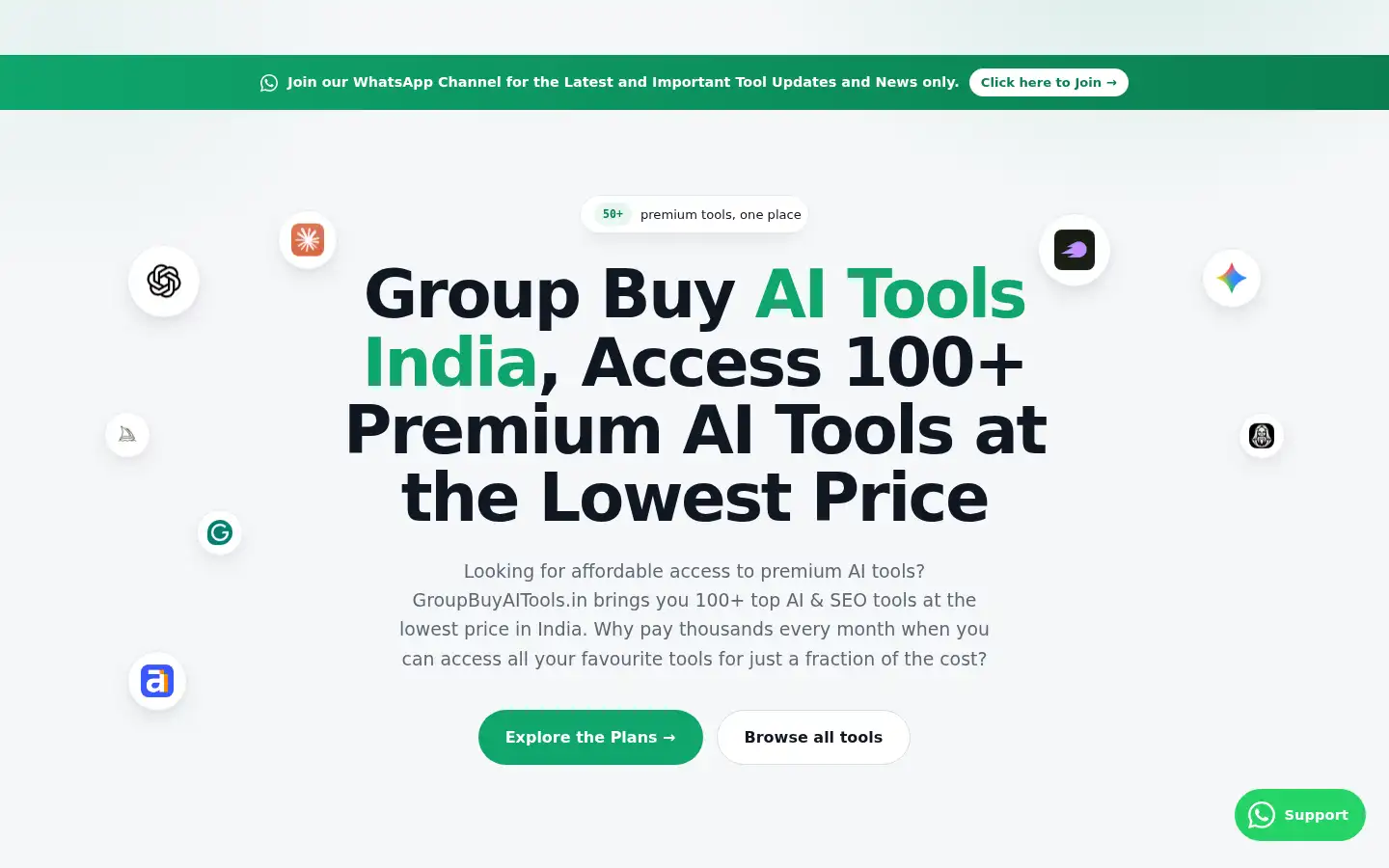 Screenshot of groupbuyaitools.in