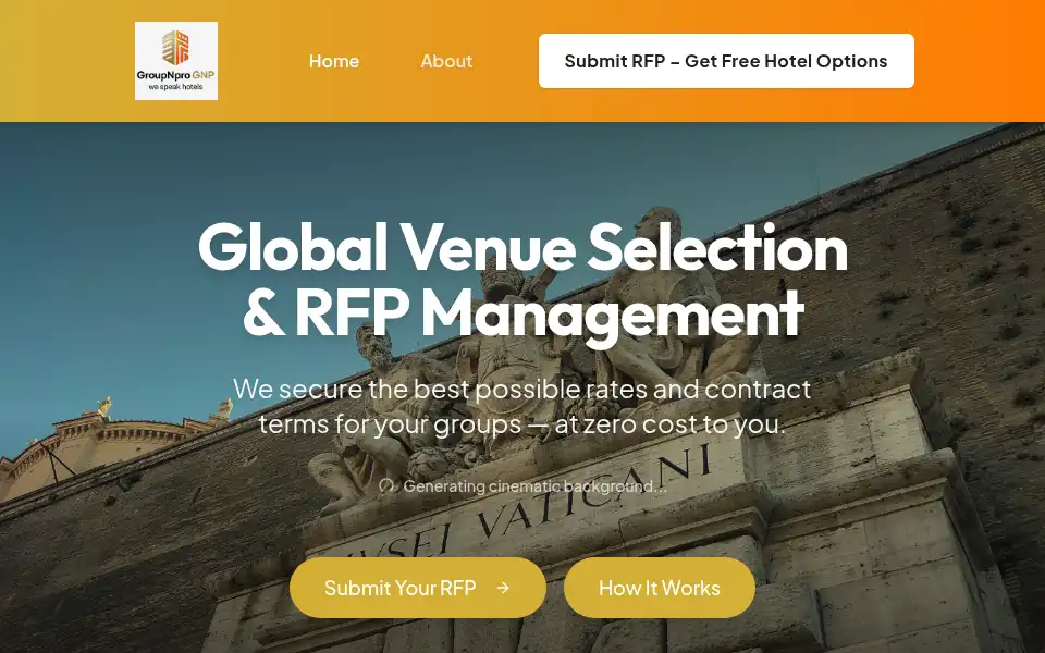 Screenshot of groupnpro.com