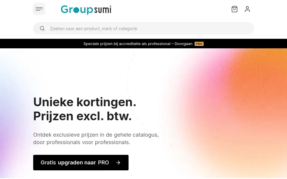 Screenshot of groupsumi.nl