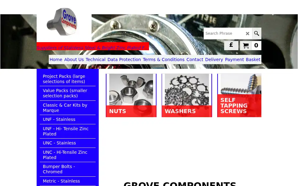 Screenshot of groveco.co.uk