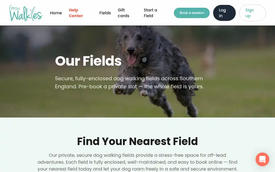 Screenshot of grow-walkies.com