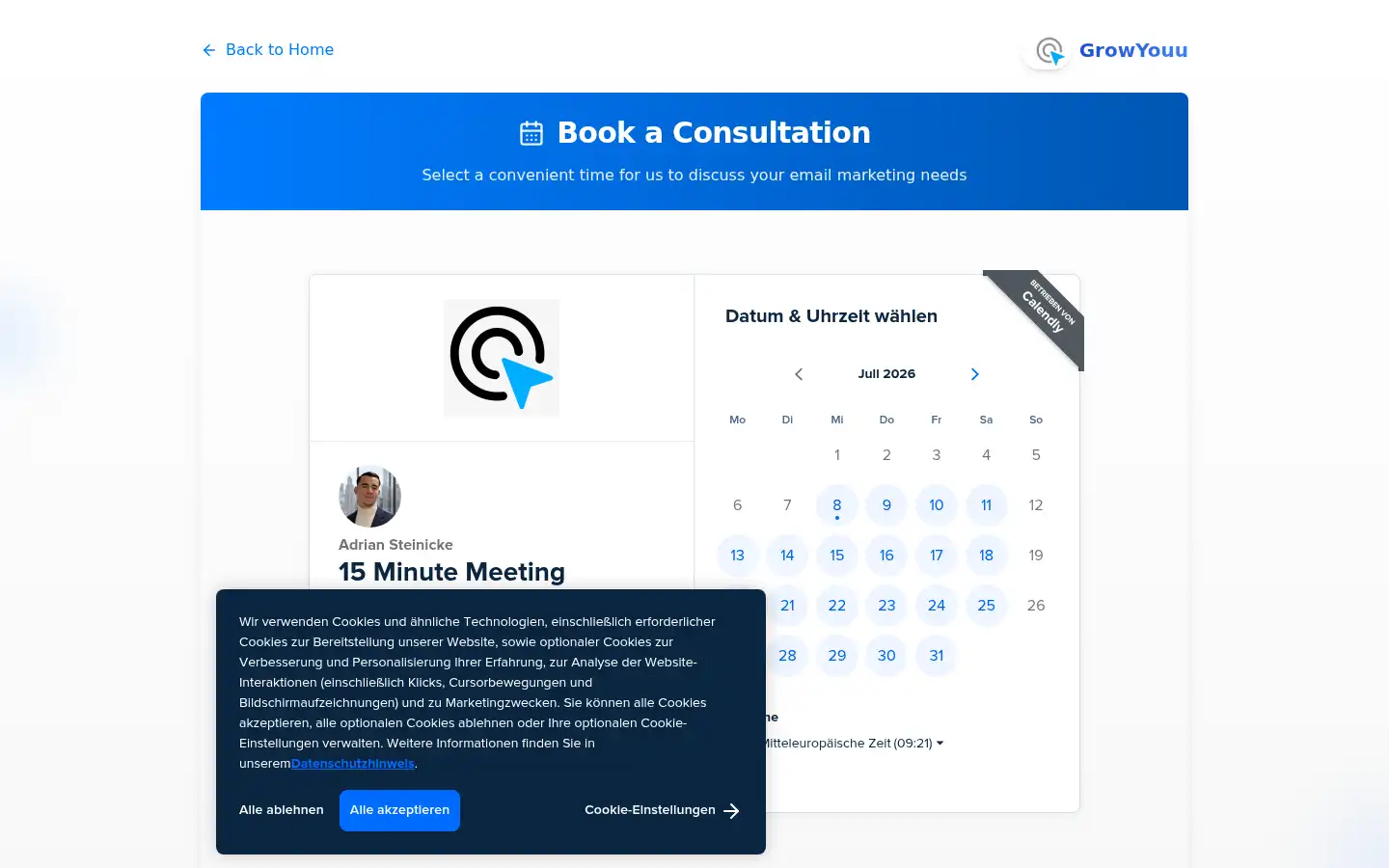 Screenshot of grow-you.de