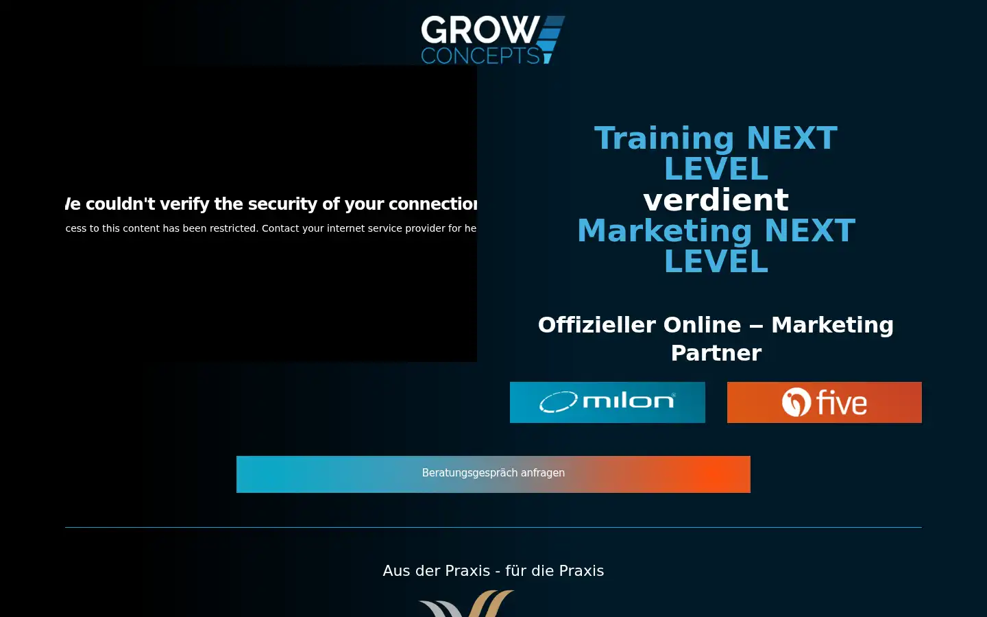 Screenshot of growconcepts.de