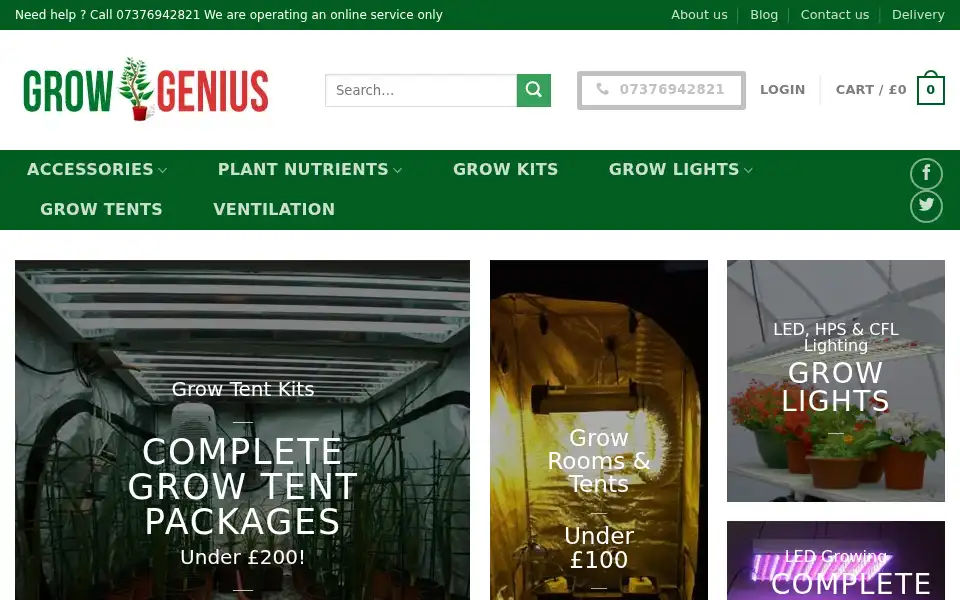 Screenshot of growgenius.co.uk