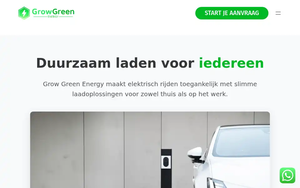 Screenshot of growgreen.energy
