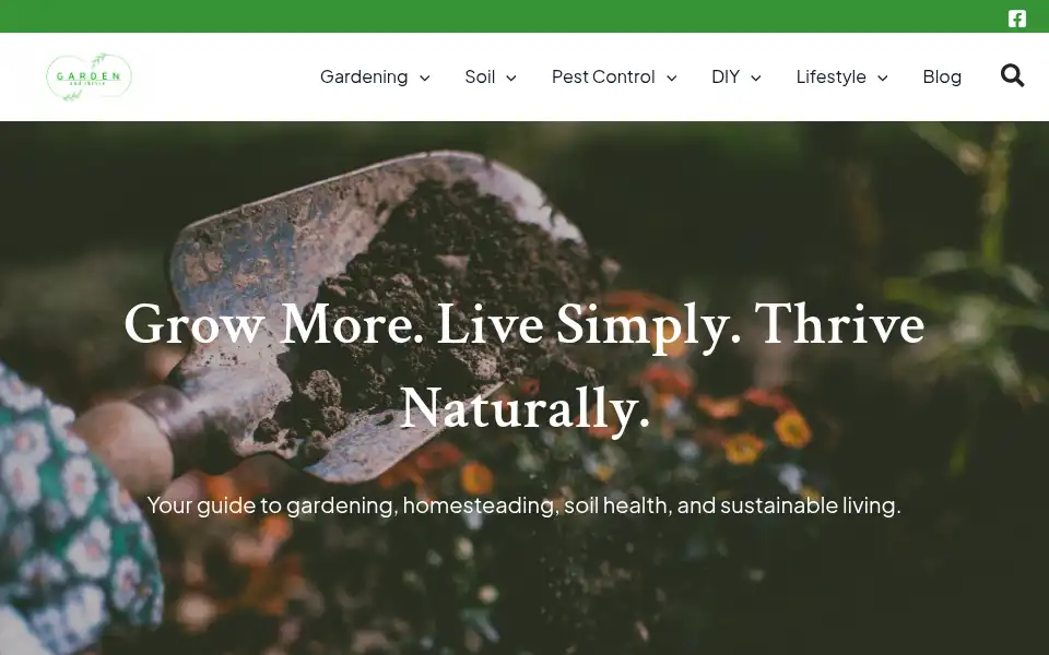 Screenshot of growingorganic.com
