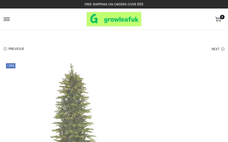 Screenshot of growleafuk.com