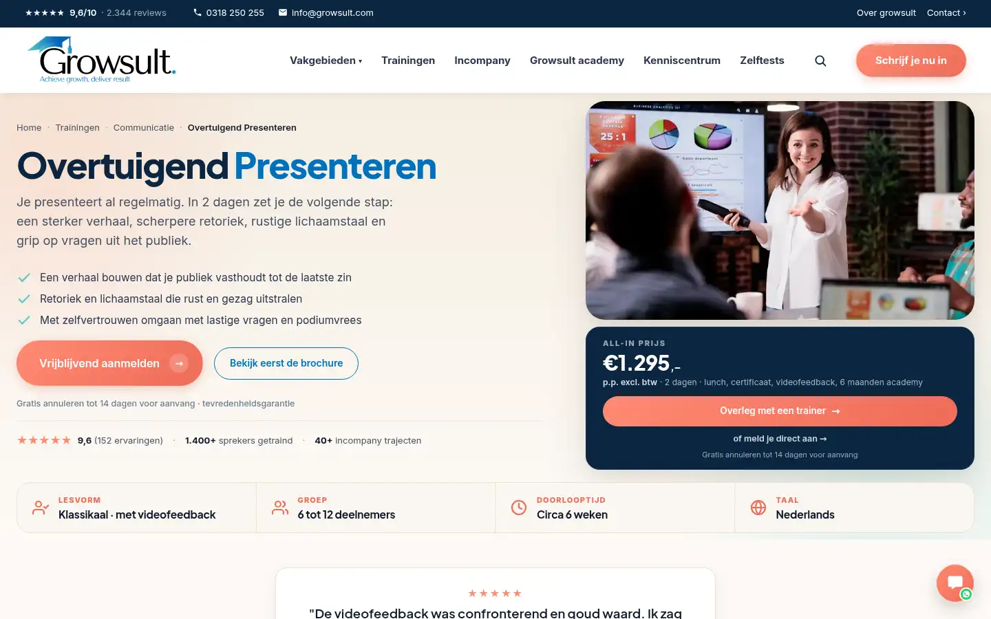 Screenshot of growsult.com