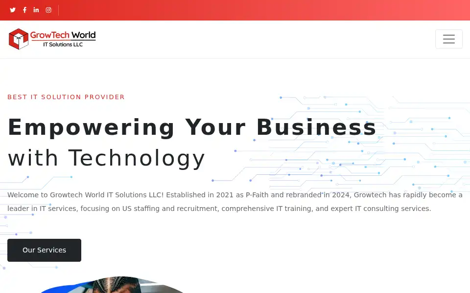 Screenshot of growtechworld.com