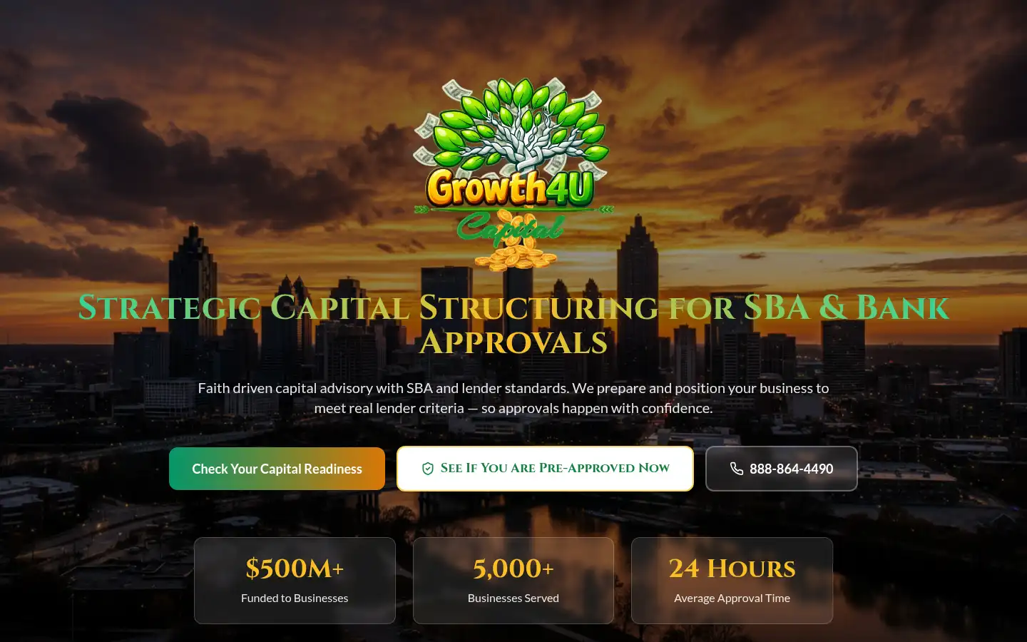 Screenshot of growth4u.org