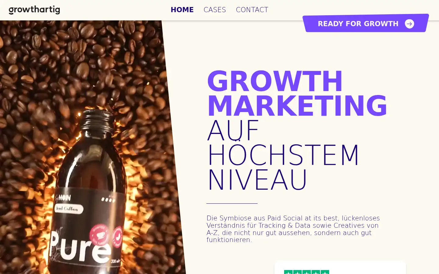 Screenshot of growthartig.io