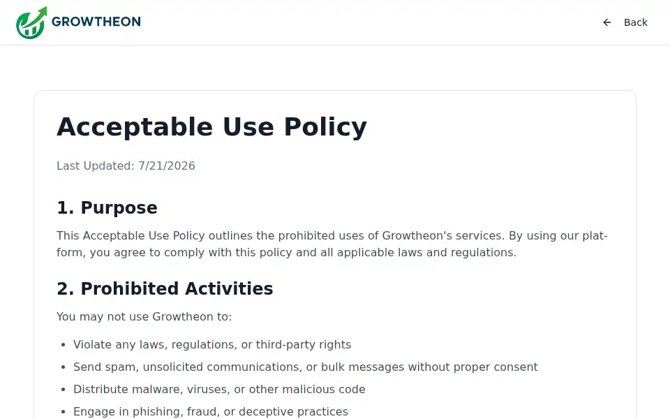 Screenshot of growtheon.co
