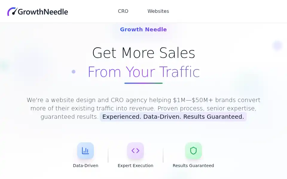 Screenshot of growthneedle.com