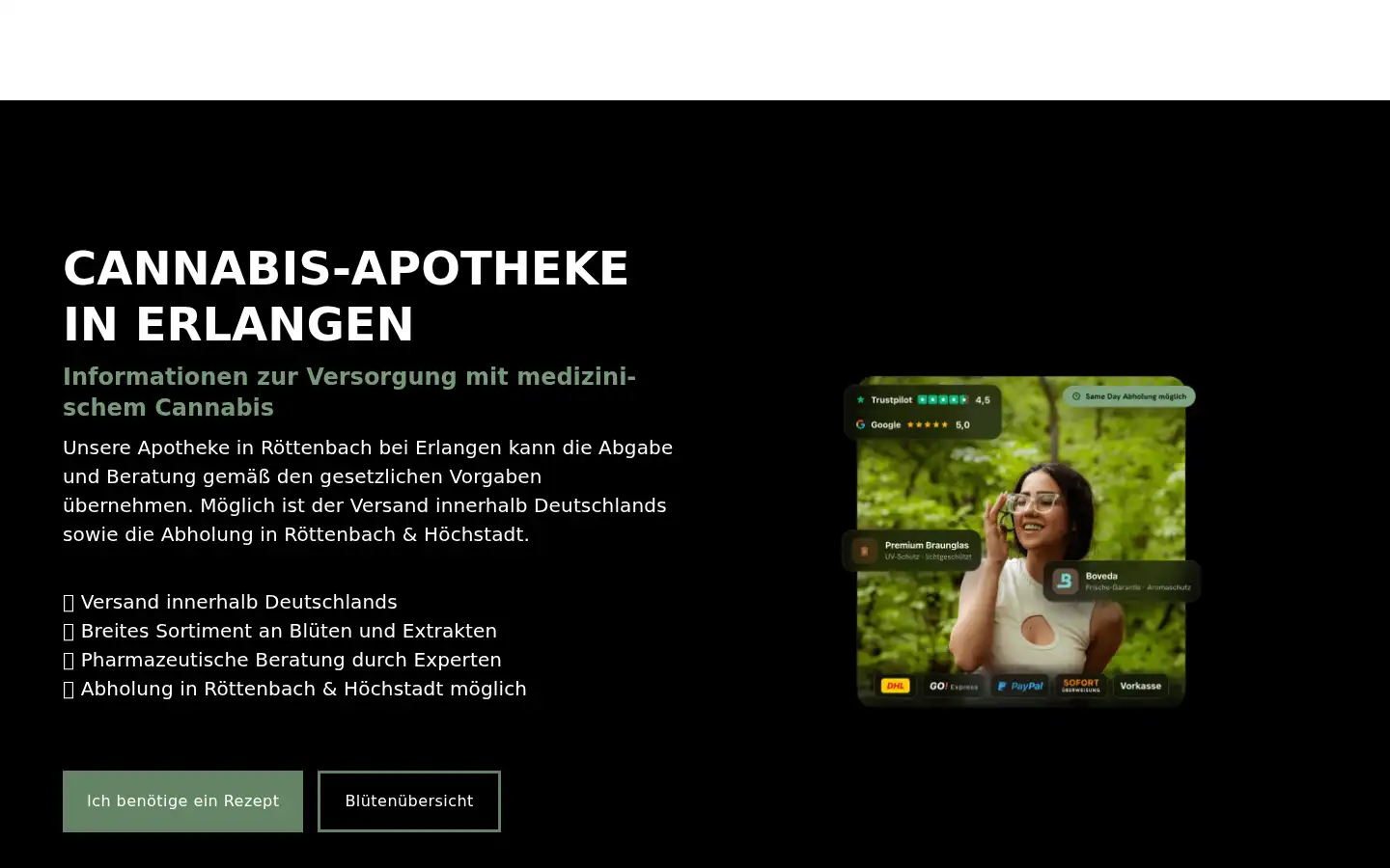 Screenshot of gruenebrille.de