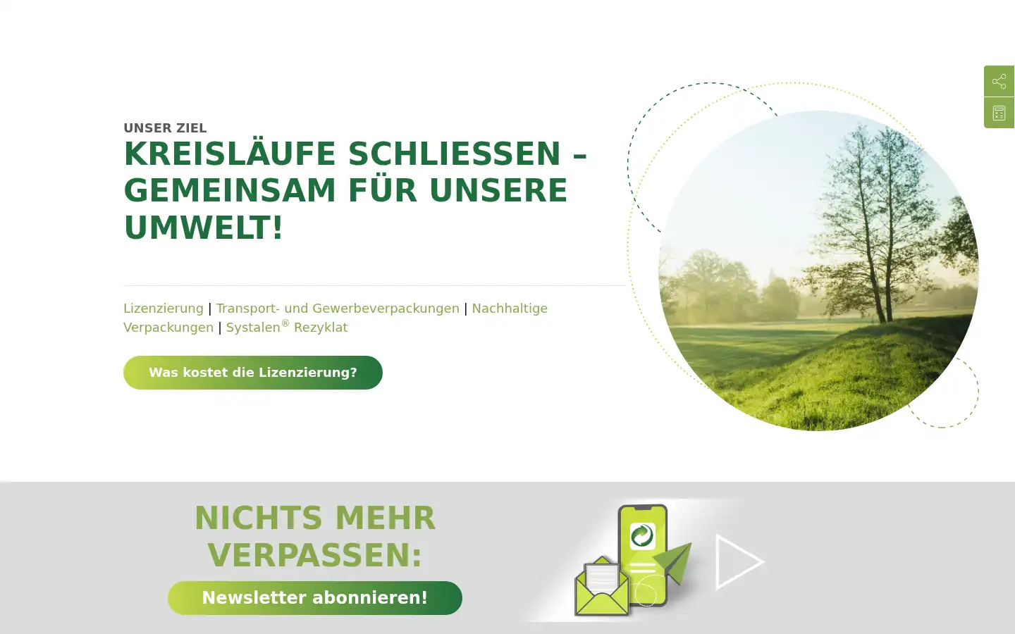 Screenshot of gruener-punkt.de