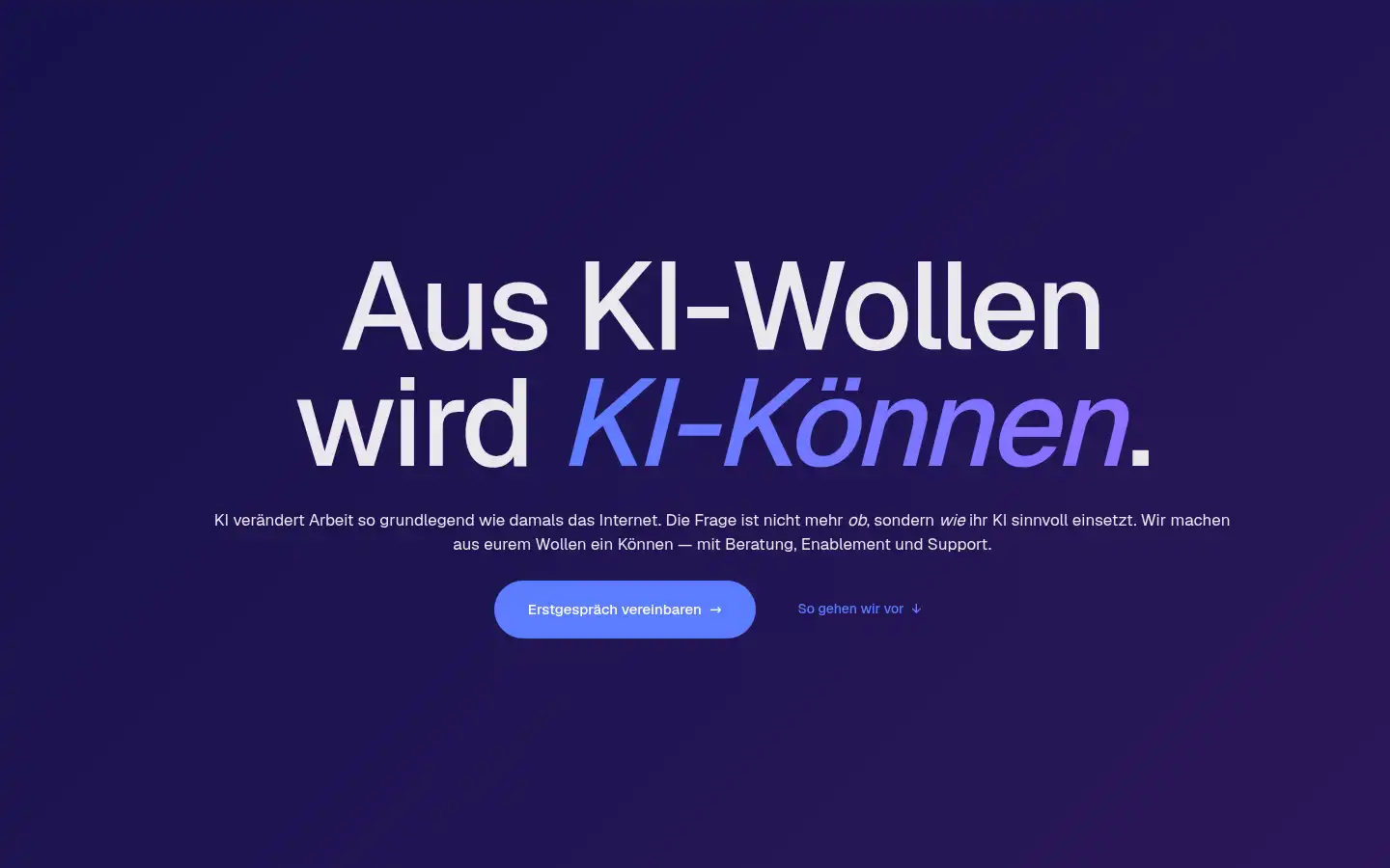 Screenshot of gruenhage.ai