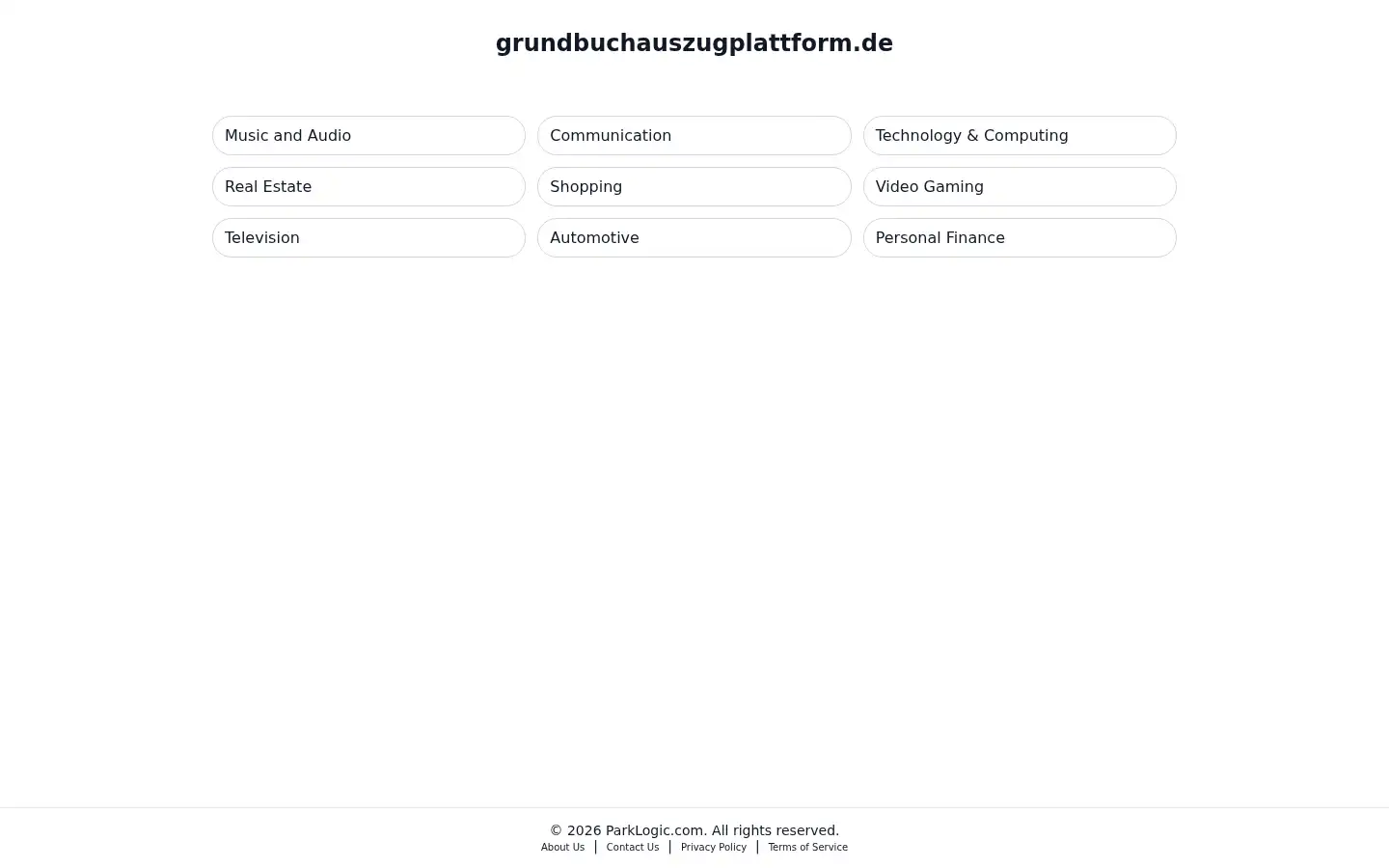 Screenshot of grundbuchauszugplattform.de