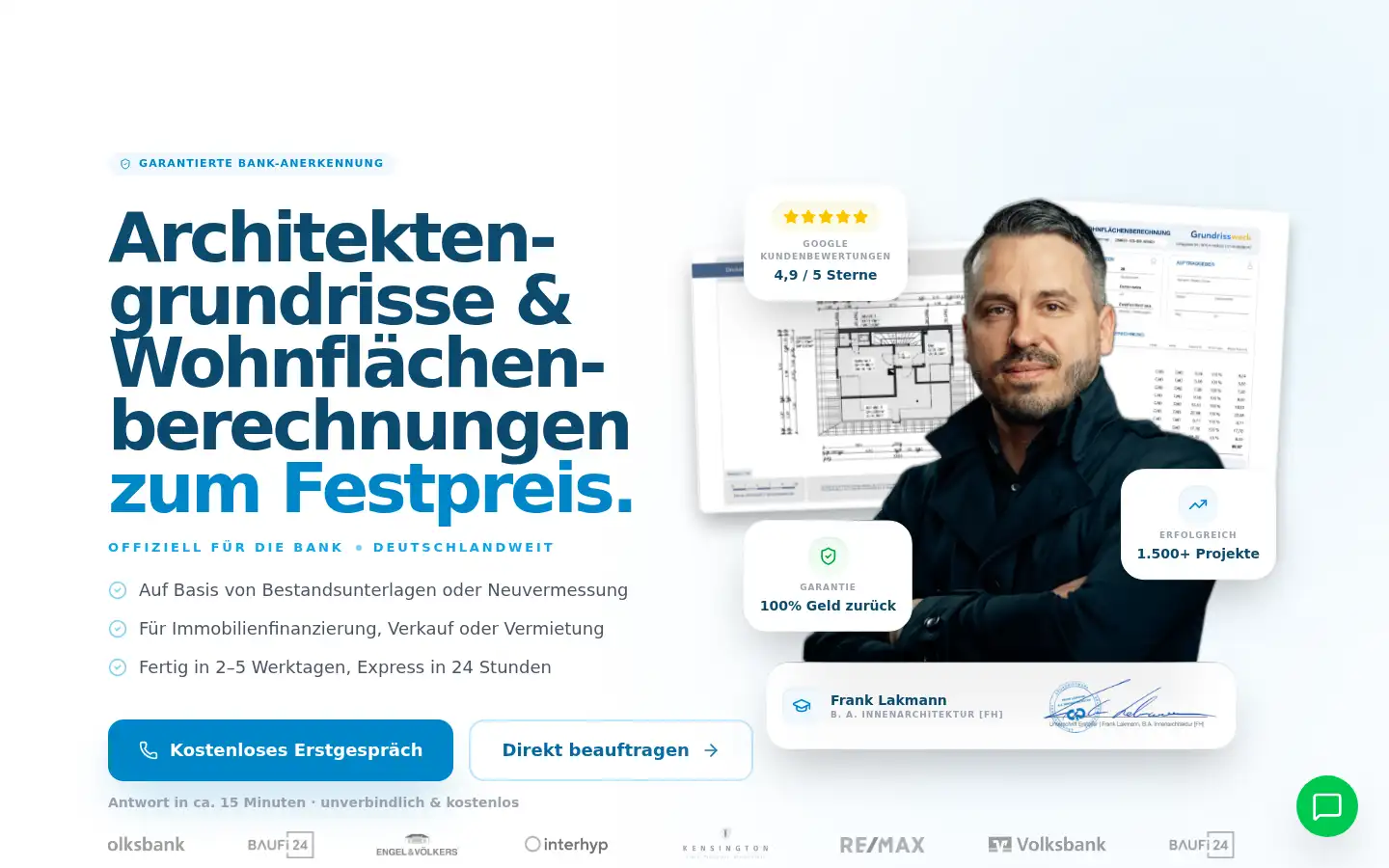 Screenshot of grundrisswerk.de