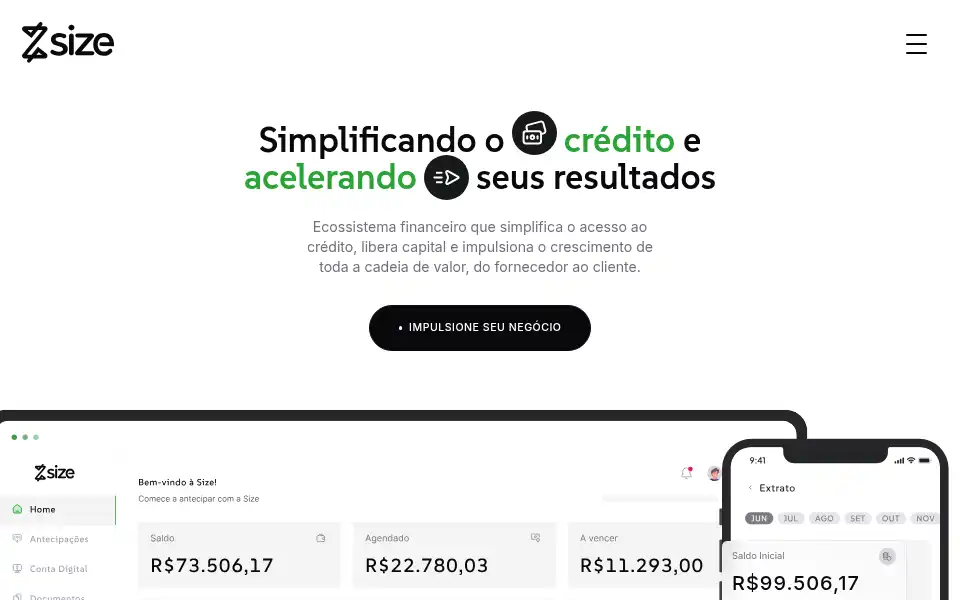 Screenshot of gruposize.com.br