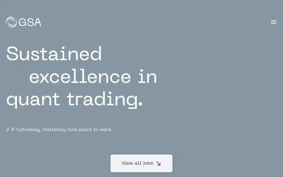 Screenshot of gsacapital.com