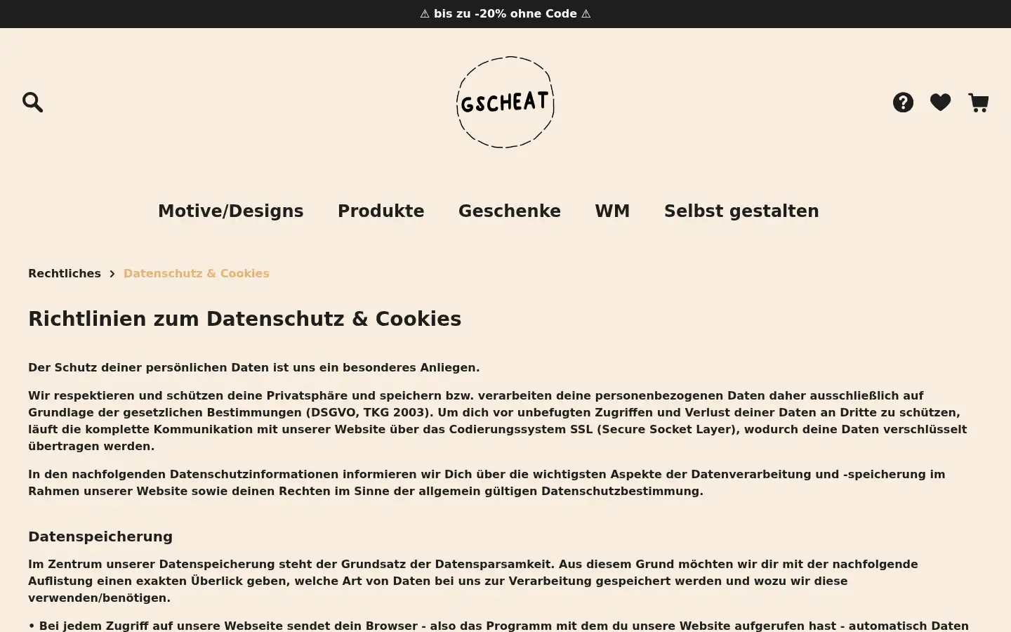 Screenshot of gscheat.at