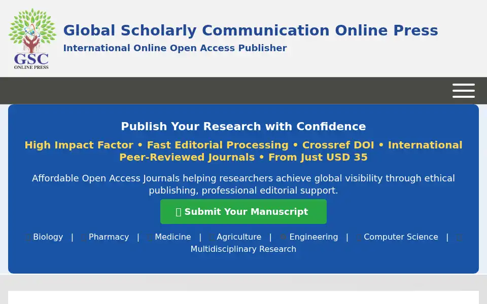 Screenshot of gsconlinepress.com