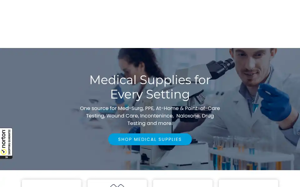 Screenshot of gsemedicalsupplies.com