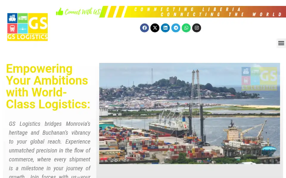Screenshot of gslogisticslib.com