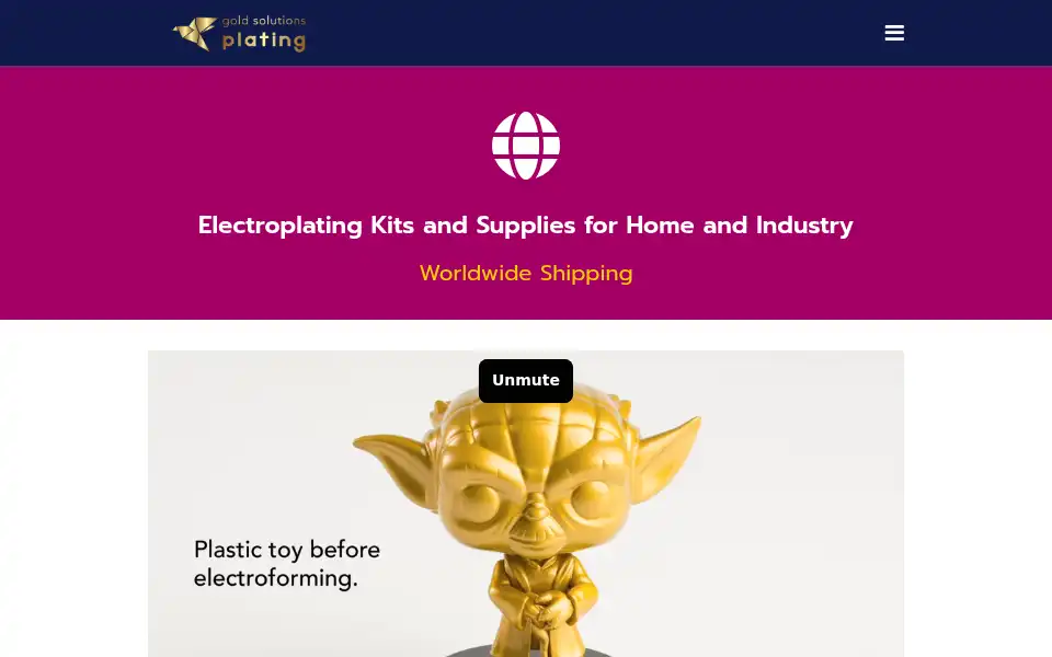 Screenshot of gsplating.co.uk