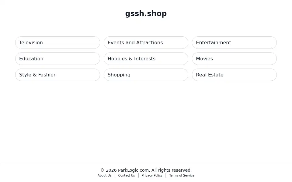 Screenshot of gssh.shop